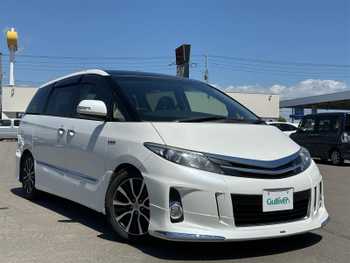 トヨタ エスティマ ハイブリッド アエラス 4WD/クルコン/パワスラ/Bカメラ/HDDナビ