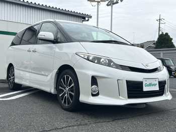 トヨタ エスティマ アエラス プレミアムエディション ワンオーナー　純正SDナビ