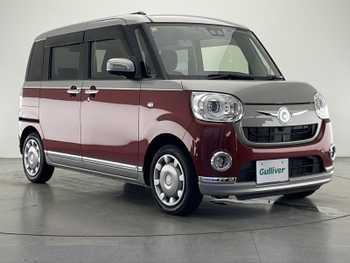 ダイハツ ムーヴ キャンバス G ブラックアクセント リミテッド SAⅢ 禁煙車 社外ナビTV 両側電動スライドドア