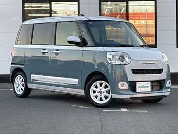 ダイハツ ムーヴ キャンバス ストライプス G ターボ 1オナ 純正9型DA Bカメラ BT ドラレコ 温席