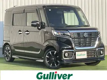 スズキ スペーシア カスタム HYBRID XS 禁煙車 純正ナビ 全方位 ハーフレザー HUD