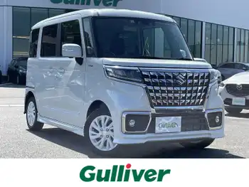 スズキ スペーシア カスタム HYBRID GS 禁煙車 社外ナビ 全方位カメラ 両側電動 BT