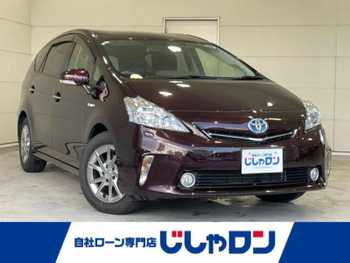 トヨタ プリウス α S チューンブラック 純正ナビ　バックカメラ　スマートキー