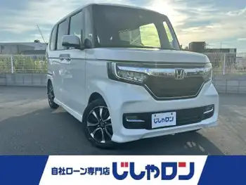 ホンダ Ｎ ＢＯＸ カスタム G L ホンダセンシング 禁煙 純8型ナビ Bカメラ パワスラ LED ETC