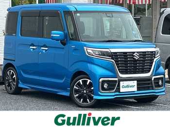 スズキ スペーシア カスタム HYBRID XS ターボ ナビCN-RZ73W 全方位カメ ETC LEDライト
