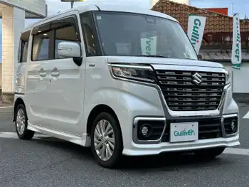 スズキ スペーシア カスタム HYBRID GS 社外ナビ 衝突軽減 片側Pスラ ETC ドラレコ