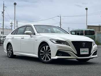 トヨタ クラウン ハイブリッド S Cパッケージ 禁煙/純正ナビ/ドラレコ/保証書/スペアキー