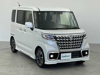 スズキ スペーシア カスタム HYBRID XS ターボ 衝突軽減 社外ナビ 全方位カメラ 禁煙車