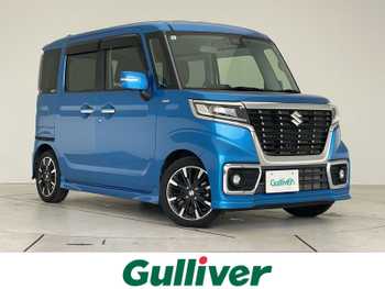 スズキ スペーシア カスタム HYBRID XS ターボ セーフティセンス 8型ナビ 全方位 HUD LED