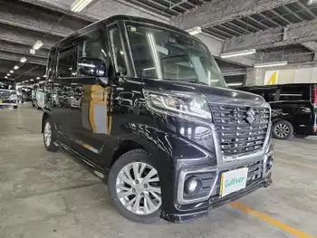 スズキ スペーシア カスタム HYBRID GS ワンオーナー 社外ナビTV 両側Pスラ PCS