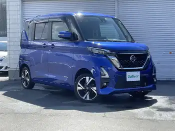 日産 ルークス HWS Gターボ プロパイロットED 4WD プロパイロット ドラレコ ETC 純正ナビ