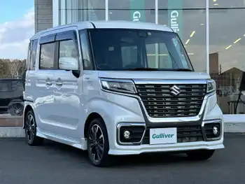 スズキ スペーシア カスタム HYBRID XS ターボ 社外ナビ 全方位カメラ 両側パワスラ