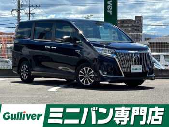 トヨタ エスクァイア ハイブリッド Gi プレミアムパッケージ 純正10.5型SDナビ 後席モニタ 衝突軽減 ETC