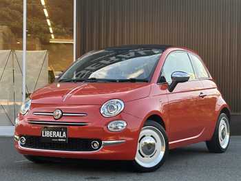 フィアット ５００ アニベルサリオ 1オーナー 400台限定車 専用白半革 ガラスR
