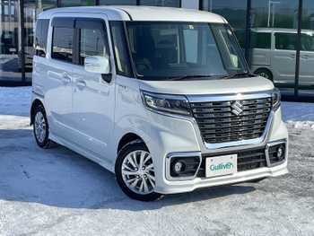 スズキ スペーシア カスタム HYBRID GS 社外ナビ フルセグ パワスラ フォグライト