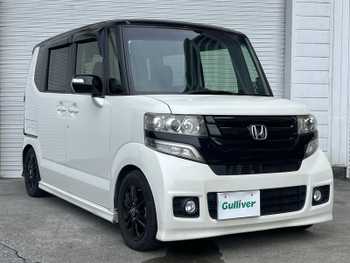 ホンダ Ｎ ＢＯＸ カスタム G Lパッケージ メモリナビ　フルセグテレビ　バックカメラ