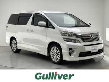 トヨタ ヴェルファイア 2．4Z 社外ナビフリップダウンモニタ両側パワスラ