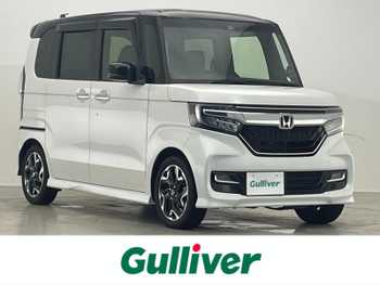 ホンダ Ｎ ＢＯＸ カスタム G L ターボ ホンダセンシング 社外メモリーナビ 両側電動 クルコン