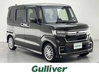 ホンダ Ｎ ＢＯＸ カスタム L ターボ 社外ナビ Hセンシング 両P 半革 温シート