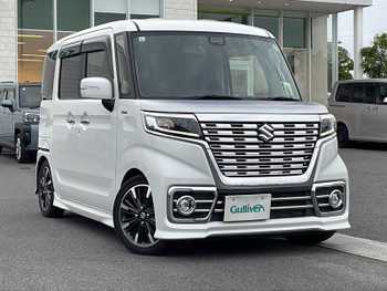 スズキ スペーシア カスタム HYBRID XS ターボ 社外ナビTV 両側パワスラ Bカメラ クルコン