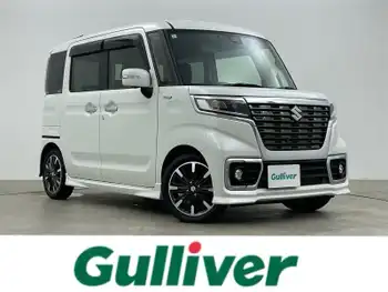 スズキ スペーシア カスタム HYBRID XS 純正8型ナビ 衝突軽減 両側電動 全方位 ETC
