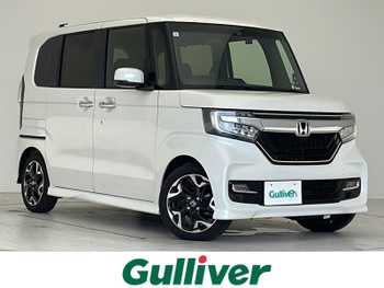 ホンダ Ｎ ＢＯＸ カスタム G L ターボ ホンダセンシング 衝突軽減 純正8型SDナビ 両側電動 純正AW