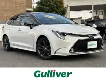 トヨタ カローラツーリング ハイブリッド ダブルバイビー 4WDワンオーナーメモリナビBluetooth