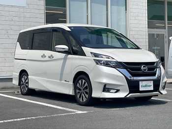 日産 セレナ ハイウェイスター 純正8型ナビ　フリップダウンモニター