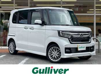 ホンダ Ｎ ＢＯＸ カスタム L ターボ 1オーナー 4WD 純ナビ 両パワスラ