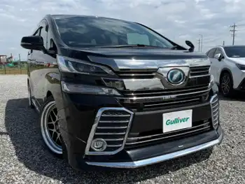 トヨタ ヴェルファイア ハイブリット ZR Gエディション モデリスタエアロ社外ナビ後席用モニター