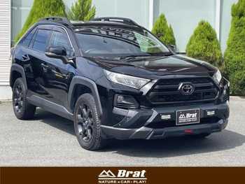 トヨタ ＲＡＶ４ アドベンチャー オフロードPKG TRD製ガーニッシュ 純正9インチナビ ETC