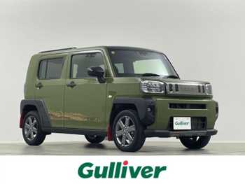 ダイハツ タフト G ターボ ダーククロムベンチャー 禁煙 純正10型ナビ ガラスルーフ LED ETC