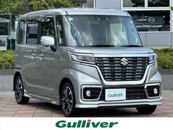 スズキ スペーシア カスタム HYBRID XS ターボ 純正ナビ 全周囲モニター 両側電スラ