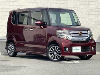ホンダ Ｎ ＢＯＸ カスタム G ターボパッケージ ワンオーナー 純ナビ フルセグ 両パワスラ