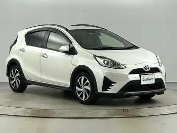 トヨタ アクア クロスオーバー グラム 禁煙車 純正7型ナビ ドラレコ 衝突軽減 ETC