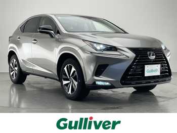 レクサス ＮＸ 300h ブラックシークエンス 純10型DAナビ 全方位 3眼LED 黒革 BSM ETC