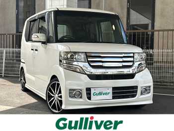 ホンダ Ｎ ＢＯＸ カスタム G ターボパッケージ 社外HDDナビ 社外後席モニター 両パワスラ