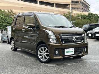 スズキ ワゴンＲ スティングレー HYBRID X 禁煙 純正ナビ 全周囲 フルセグTV 衝突軽減