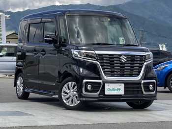 スズキ スペーシア カスタム HYBRID GS 4WD 衝突被害軽減ブレーキ 片側パワスラ