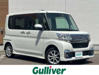 ダイハツ タント カスタム X 4WD　社外ナビ　片側パワスラ　フルセグ