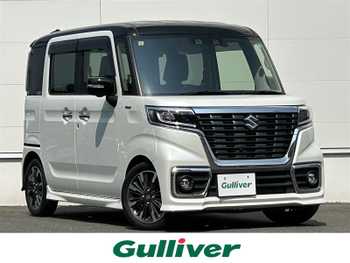 スズキ スペーシア カスタム HYBRID XS ターボ 衝突軽減 純正8型ナビ 両パワスラ 全方位