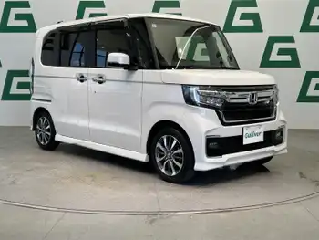 ホンダ Ｎ ＢＯＸ カスタム L 禁煙 社外ナビ ETC ドラレコ 純正AW