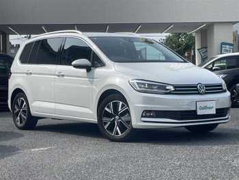フォルクスワーゲン ゴルフ トゥーラン TDI プレミアム 禁煙車 純正ナビ レーダークルーズ ETC BSM