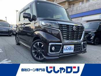 スズキ スペーシア カスタム HYBRID XS 社外7型ナビ バックカメラ 両側電動ドア