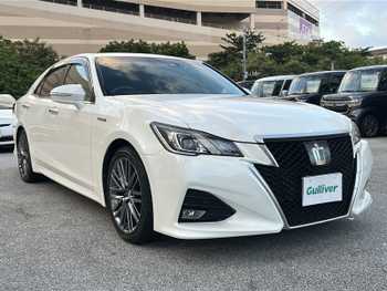トヨタ クラウン ハイブリッド アスリートS J－フロンティア 禁煙 純正ナビ バックモニター 衝突軽減