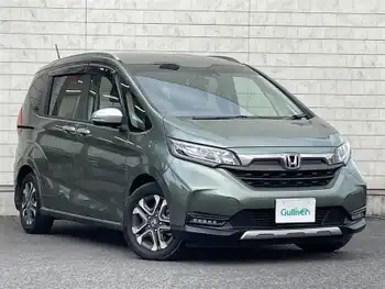 ホンダ フリード＋ ハイブリット クロスター 1オナ/半革席/純ナビ/Bカメ/後席モニタ