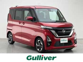 日産 ルークス ハイウェイスター X 純正ナビ全方位モニタETCパワスラLEDライト
