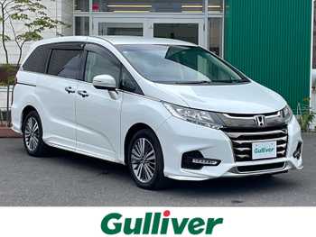 ホンダ オデッセイ アブソルート ホンダセンシング 純正9型ナビ フリップダウン 両側電動 半革