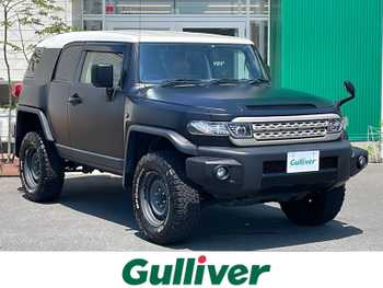 トヨタ ＦＪクルーザー  マッドブラック全塗装 アルパインDオーディ