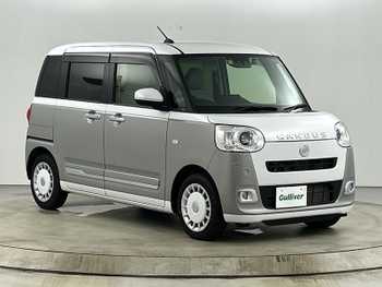 ダイハツ ムーヴ キャンバス ストライプス G ターボ 禁煙車 7インチナビ 全方位カメラ 衝突軽減